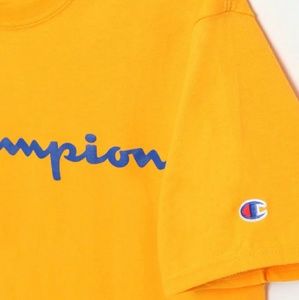 gold champion tee